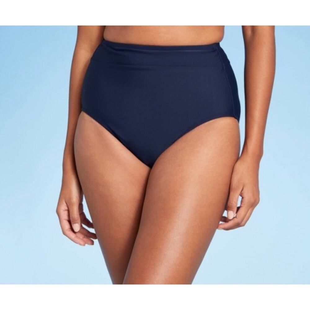 Tummy  control NAVY  bottoms NWT by  Swim Solutions  20